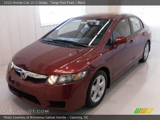 2010 Honda Civic LX-S Sedan in Tango Red Pearl