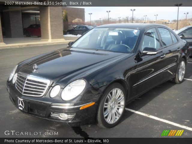 2007 Mercedes-Benz E 350 Sedan in Black