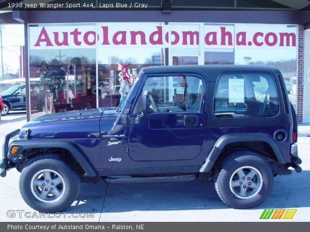 1998 Jeep Wrangler Sport 4x4 in Lapis Blue