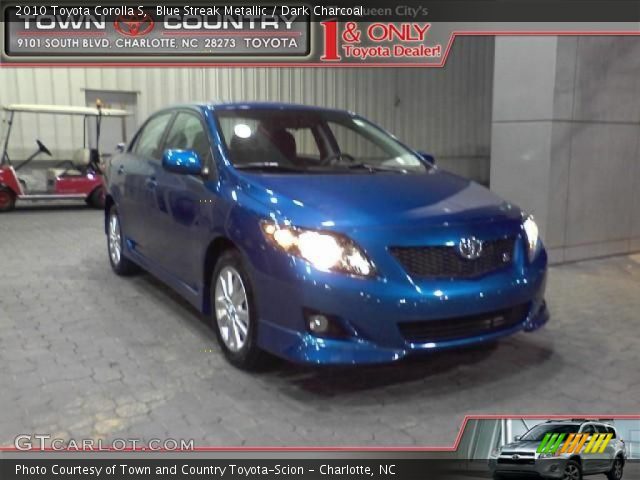 2010 Toyota Corolla S in Blue Streak Metallic