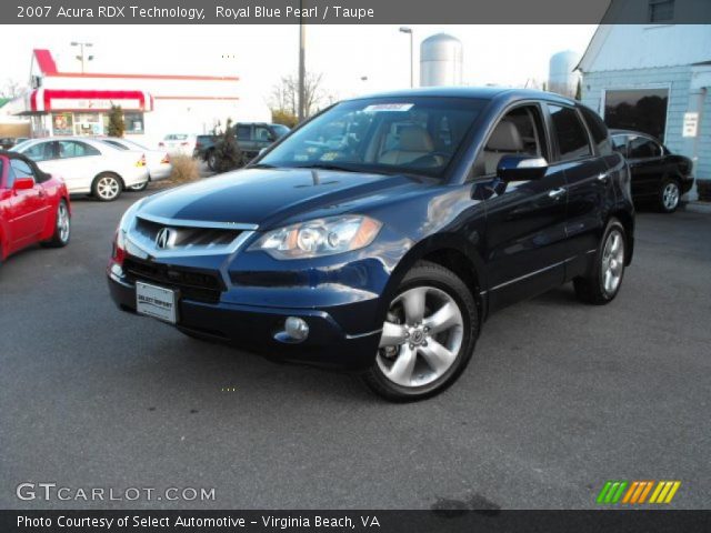 2007 Acura RDX Technology in Royal Blue Pearl