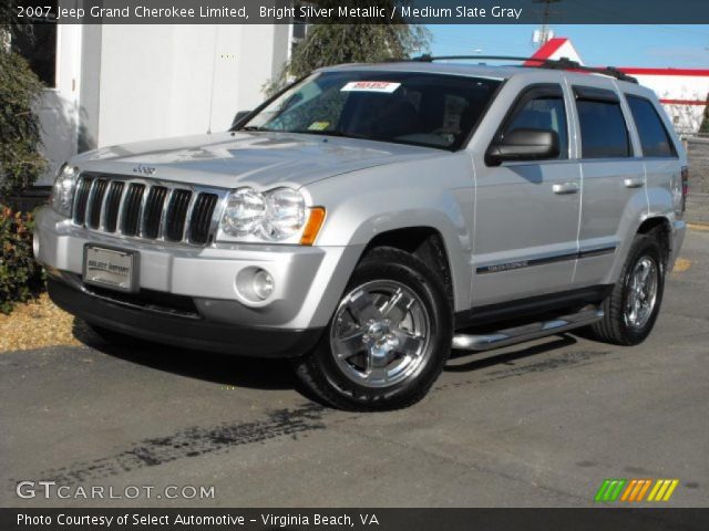2007 Jeep Grand Cherokee Limited in Bright Silver Metallic