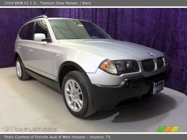 2004 BMW X3 2.5i in Titanium Silver Metallic