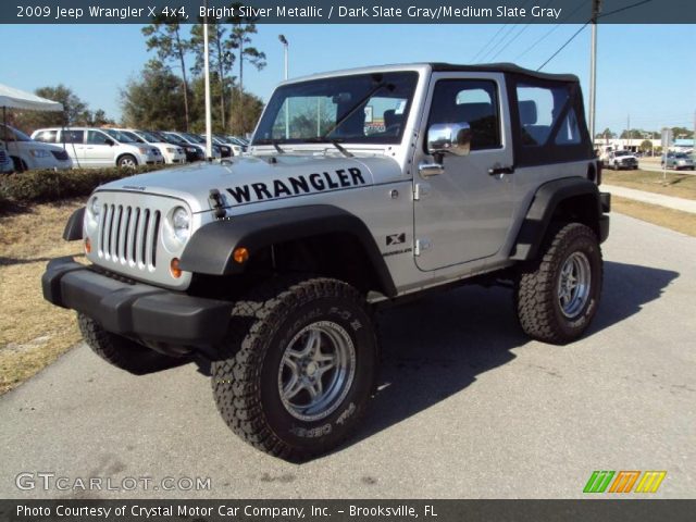 2009 Jeep Wrangler X 4x4 in Bright Silver Metallic