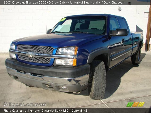 2003 Chevrolet Silverado 2500HD Crew Cab 4x4 in Arrival Blue Metallic