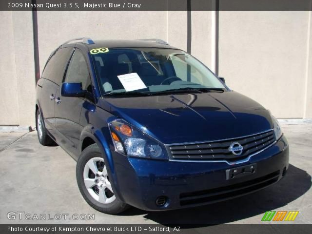 2009 Nissan Quest 3.5 S in Majestic Blue