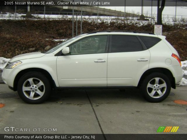 2005 Nissan Murano SE AWD in Glacier Pearl White