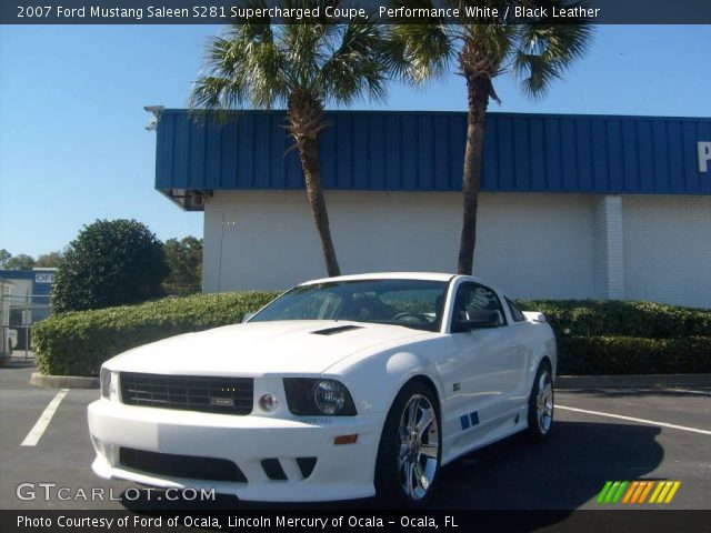 2007 Ford Mustang Saleen S281 Supercharged Coupe in Performance White
