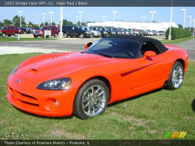 2003 Dodge Viper SRT-10 in Viper Red