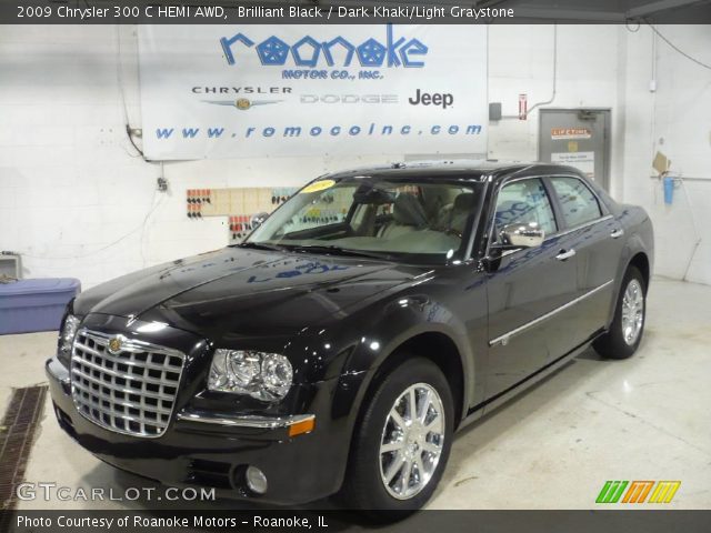 2009 Chrysler 300 C HEMI AWD in Brilliant Black