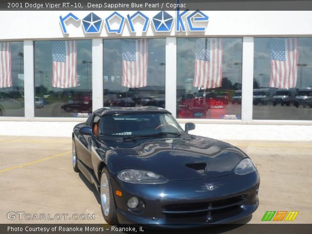 2001 Dodge Viper RT-10 in Deep Sapphire Blue Pearl