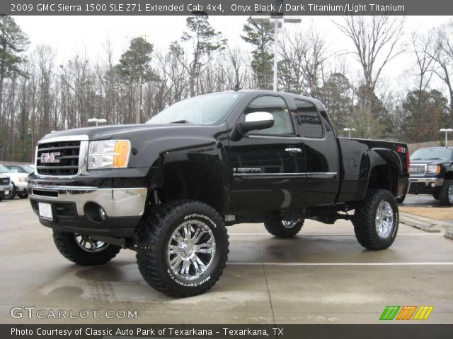 2009 GMC Sierra 1500 SLE Z71 Extended Cab 4x4 in Onyx Black