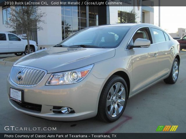 2010 Buick LaCrosse CXL in Gold Mist Metallic