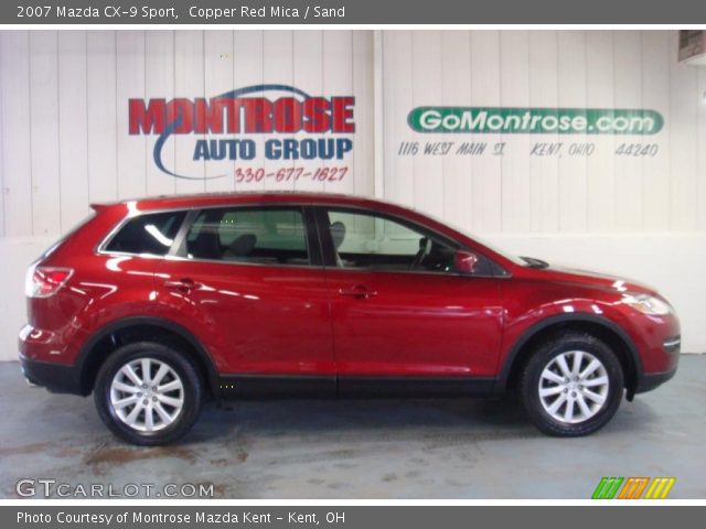 2007 Mazda CX-9 Sport in Copper Red Mica