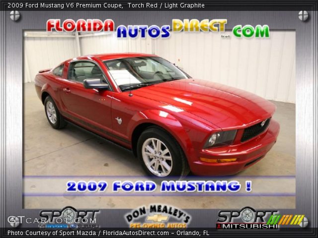 2009 Ford Mustang V6 Premium Coupe in Torch Red