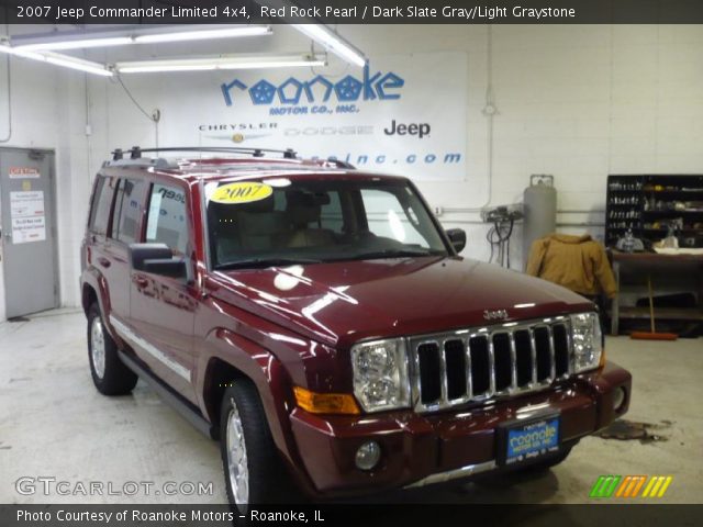 2007 Jeep Commander Limited 4x4 in Red Rock Pearl