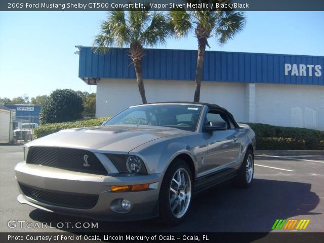 2009 Ford Mustang Shelby GT500 Convertible in Vapor Silver Metallic