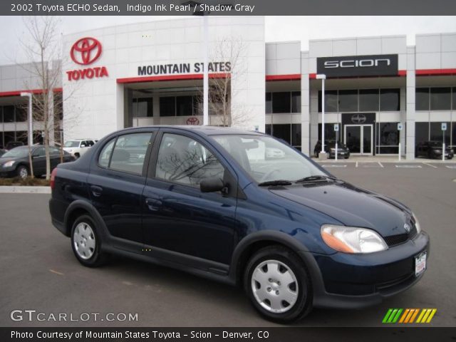 2002 Toyota ECHO Sedan in Indigo Ink Pearl