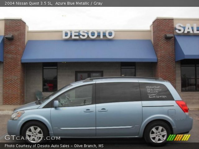 2004 Nissan Quest 3.5 SL in Azure Blue Metallic