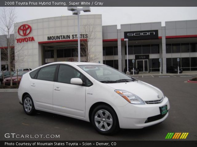 2008 Toyota Prius Hybrid Touring in Super White