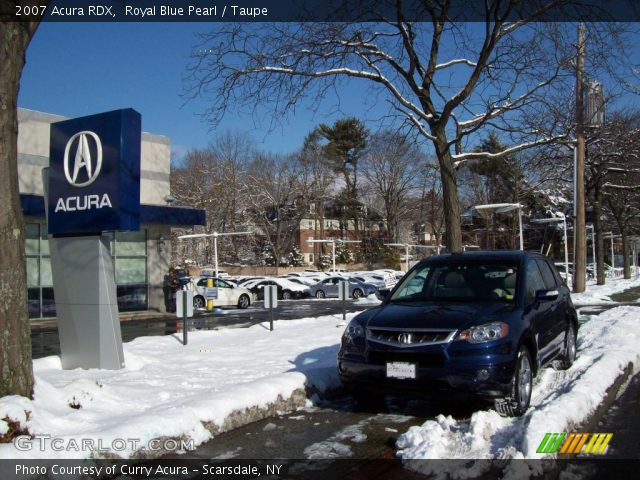 2007 Acura RDX  in Royal Blue Pearl