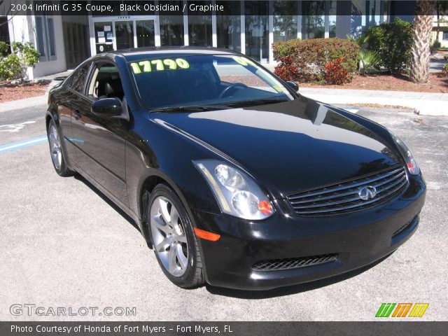 2004 Infiniti G 35 Coupe in Black Obsidian