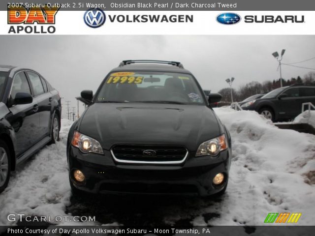 2007 Subaru Outback 2.5i Wagon in Obsidian Black Pearl