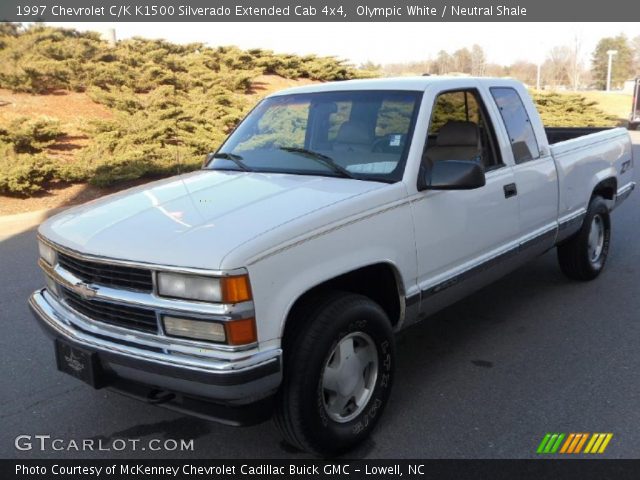 1997 Chevrolet C/K K1500 Silverado Extended Cab 4x4 in Olympic White