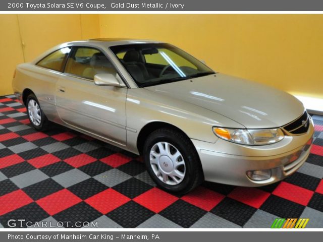 2000 Toyota Solara SE V6 Coupe in Gold Dust Metallic