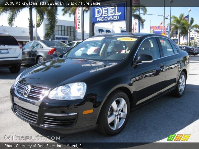2008 Volkswagen Jetta SE Sedan in Black