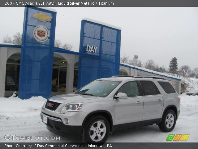 2007 GMC Acadia SLT AWD in Liquid Silver Metallic