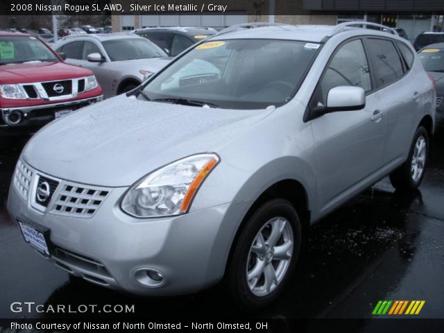 2008 Nissan Rogue SL AWD in Silver Ice Metallic