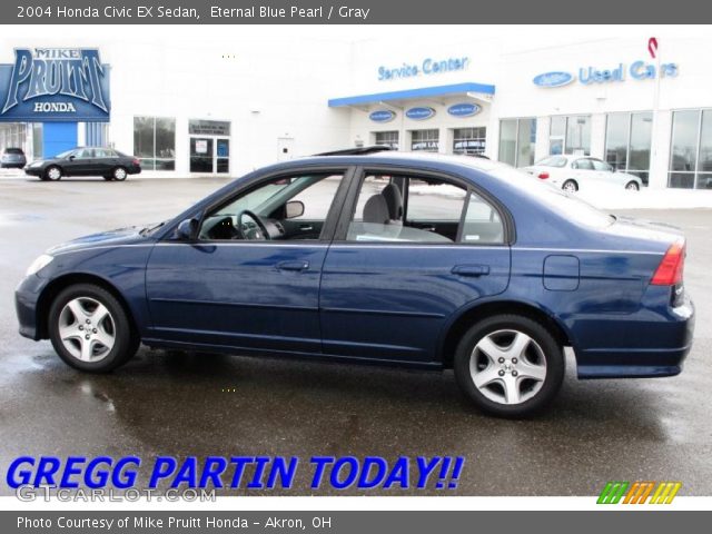 2004 Honda Civic EX Sedan in Eternal Blue Pearl