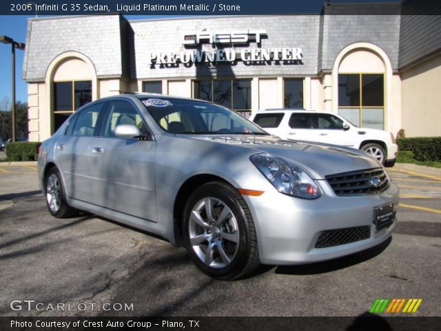 2006 Infiniti G 35 Sedan in Liquid Platinum Metallic