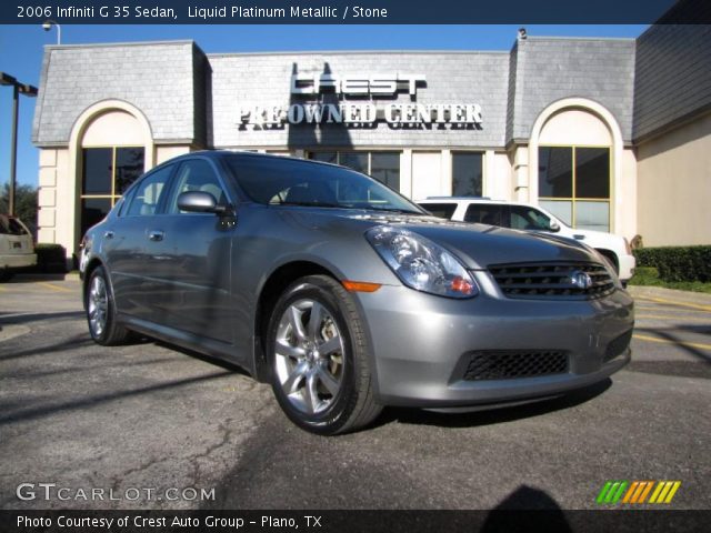 2006 Infiniti G 35 Sedan in Liquid Platinum Metallic