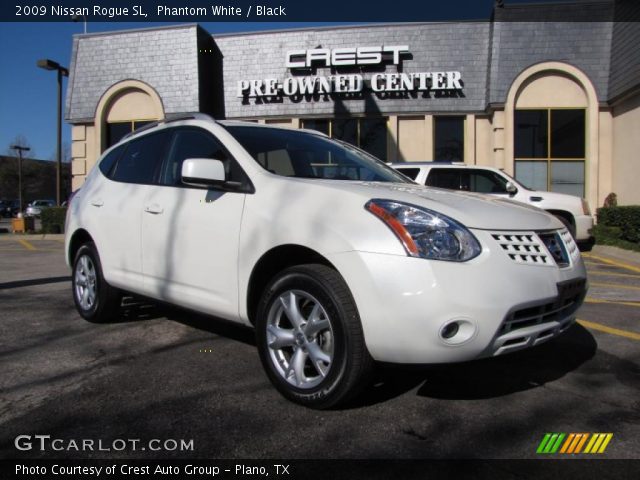 2009 Nissan Rogue SL in Phantom White