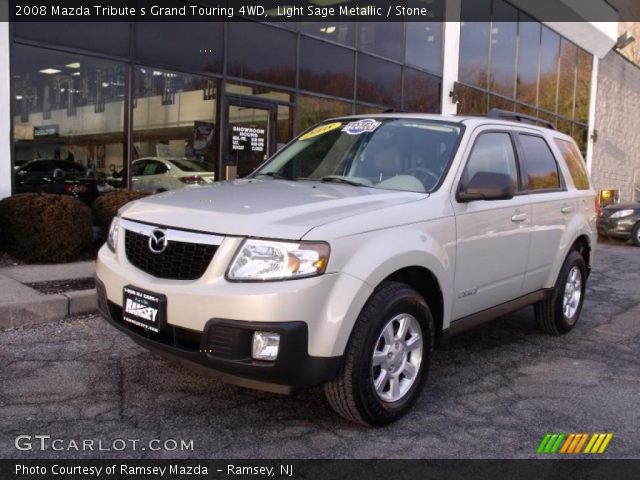 2008 Mazda Tribute s Grand Touring 4WD in Light Sage Metallic