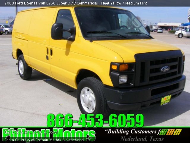 2008 Ford E Series Van E250 Super Duty Commericial in Fleet Yellow