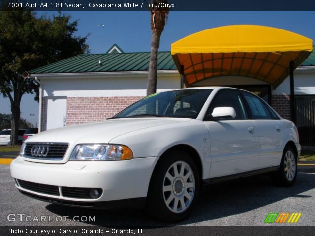 2001 Audi A4 1.8T Sedan in Casablanca White