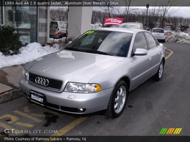 1999 Audi A4 2.8 quattro Sedan in Aluminum Silver Metallic