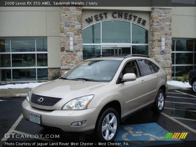 2008 Lexus RX 350 AWD in Savannah Metallic