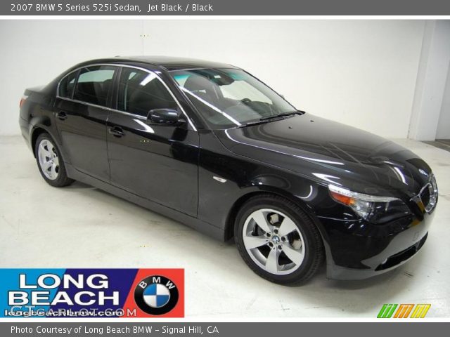 2007 BMW 5 Series 525i Sedan in Jet Black