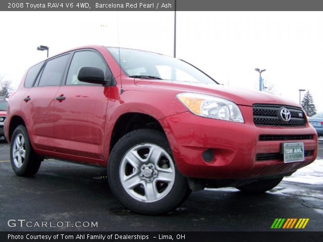 2008 Toyota RAV4 V6 4WD in Barcelona Red Pearl