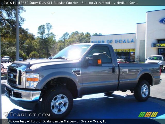 2010 Ford F250 Super Duty XLT Regular Cab 4x4 in Sterling Gray Metallic