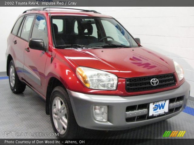 2002 Toyota RAV4  in Impulse Red