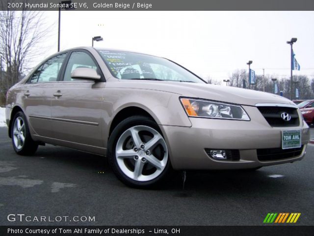 2007 Hyundai Sonata SE V6 in Golden Beige