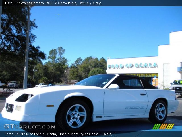 1989 Chevrolet Camaro IROC-Z Convertible in White