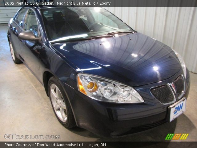 2009 Pontiac G6 GT Sedan in Midnight Blue Metallic
