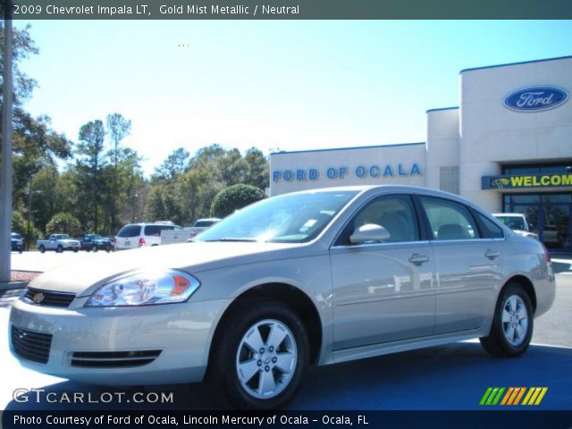2009 Chevrolet Impala LT in Gold Mist Metallic
