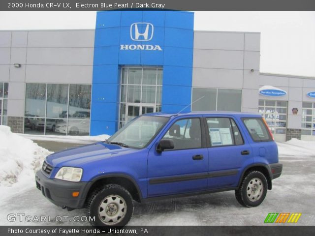 2000 Honda CR-V LX in Electron Blue Pearl